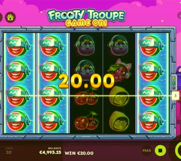 Frooty Troupe - Game On! slot